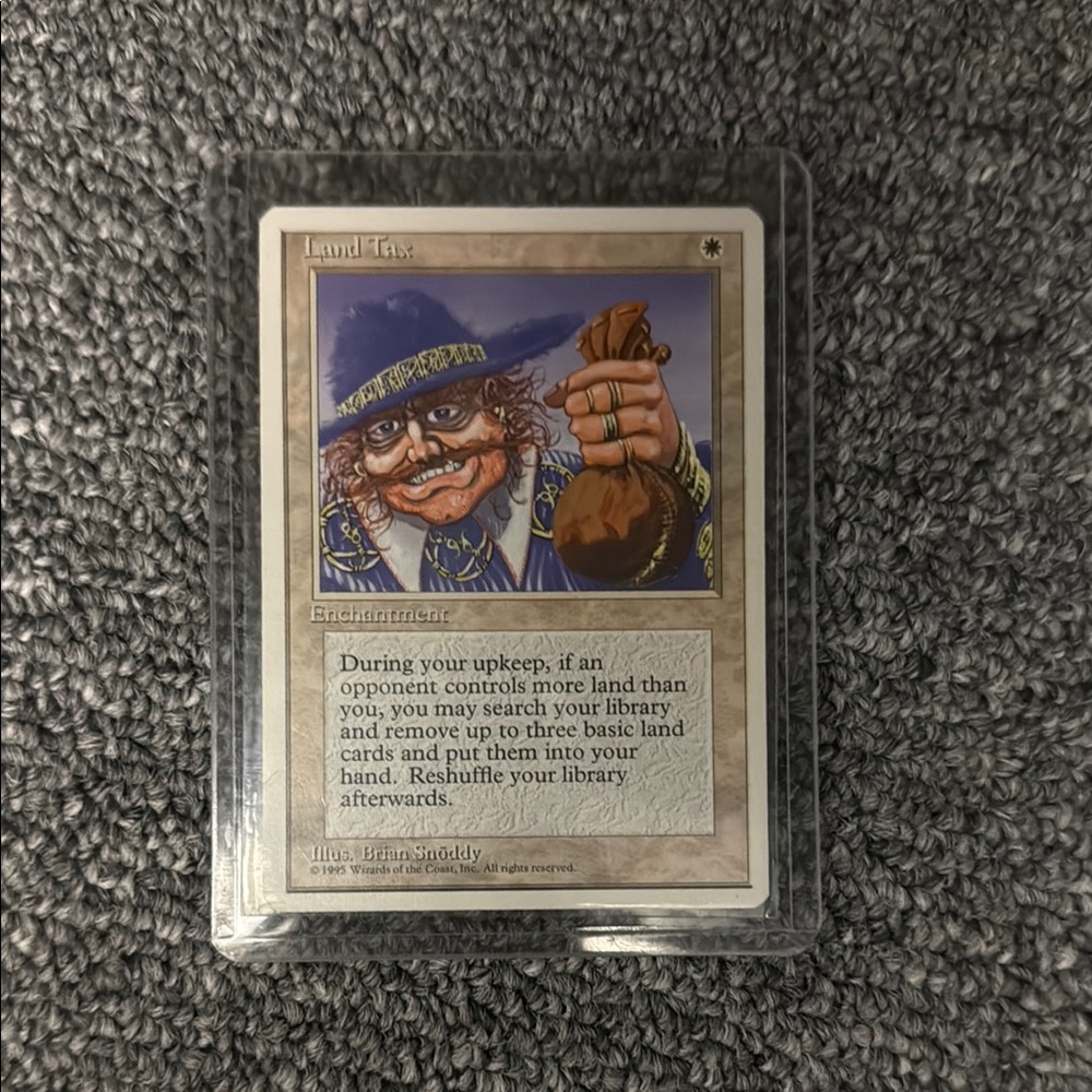 VINTAGE - Magic: The Gathering Land Tax Card